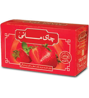 چای توت فرنگی مانی